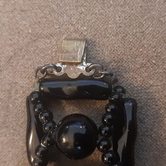 Antique black coral bracelet - Picture 4 of 6